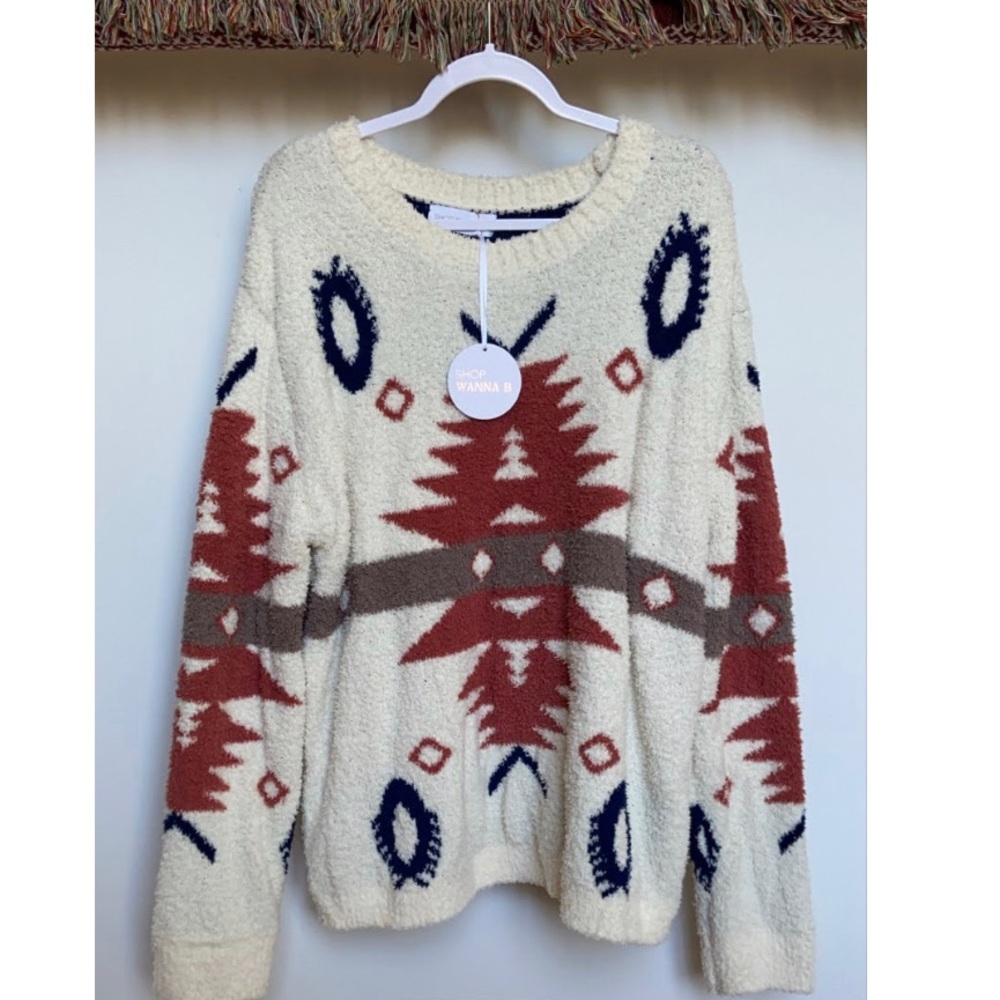 NWT Boutique Aztec Top